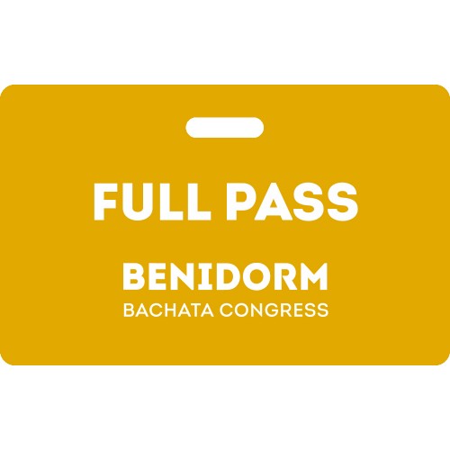 Full Pass Benidorm Bachata Congress 2023